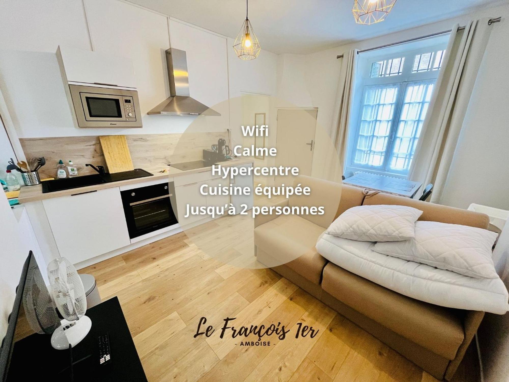 Le Francois 1Er - Studio Entre Loire Et Chateau Royal - Manoir De La Concorde 엉부와스 외부 사진